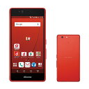 白ロム docomo 未使用 arrows Be F-05J Red【当社6ヶ月保証】 スマホ 中古 本体 送料無料【中古】 【 パソコン&白ロムのイオシス 】