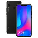 SIMフリー 未使用 Huawei nova 3 Dual-SIM PAR-AL00【Black 6GB 128GB 中国版 SIMフリー】【当社6ヶ月保証】 スマホ 中古 本体 送料無料【中古】 【 中古スマホとタブレット販売のイオシス 】