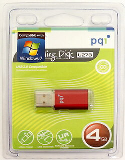 USB 6273-004GR5(U273・4GB・軽量小型・ホットスワップ対応・Windows7対応・PQI永久保証)