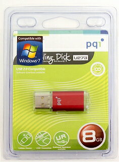 USB 6273-008GR5(U273・8GB・軽量小型・ホットスワップ対応・Windows7対応・PQI永久保証)
