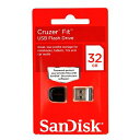 USB SDCZ33-032G-B35(SanDisk Cruzer Fit・超小型キャップ式USBメモリ・32GB)