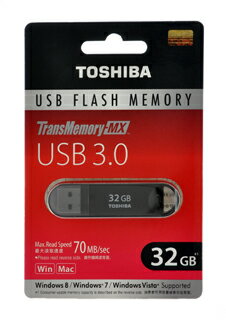 USB V3SZK-032G-BK(東芝製・USB3.0対応フラッシュメモリ32GB・R=…...:pc-goodmedia:10021259