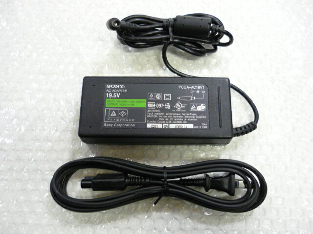 ★特価★純正SONY PCGA-AC19V PCGA-AC19V1ノート用ACアダプタ★中古良品