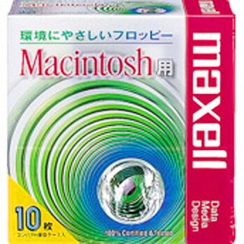 maxell MFHDMAC.C10P 白 10枚入プラケース Macintosh用3.5型2HD フロッピーディスク