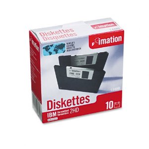 【送料無料】イメーション2HD 黒 10枚紙箱×10個WINDOWS・DOS/V対応 3.5型 フロッピーディスク