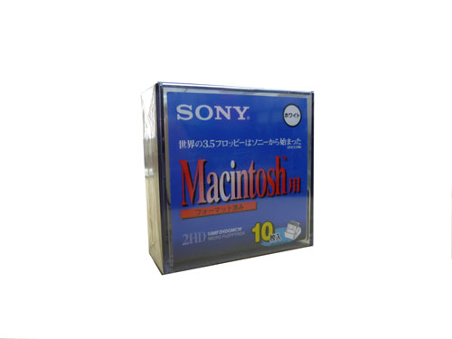 SONY 10MF2HDQMCW10枚組3.5型フロッピーディスク Macフォーマット ホ…...:pc-supply:10002720