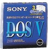 SONY 3MF2HDQDVB 3.5インチFD 3枚パックハンディーケース入り DOS/…...:pc-supply:10002618