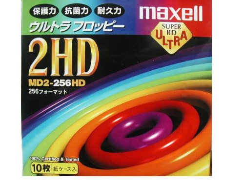 日立マクセル MF2-HD. B10K 3.5型 2HD フロッピーディスク アンフォーマット 10...:pc-supply:10002708