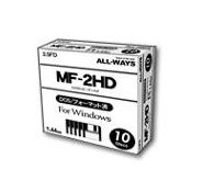 ALLWAYS　3.5インチ フロッピーディスクメディア 1.44MB 10枚　FD35-…...:pc-supply:10001013
