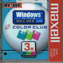 maxell 3.5型フロッピーディスク MFHD18CC.3P 3色カラー 【4902580348229】