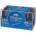 三菱化学 2HDV40 Windows DOS18フォーマット 2HD 40枚入フロッピーディスク 【4991348032081】