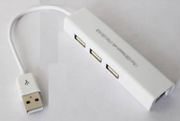 USB to LAN&3USB ハブ 変換アダプタ Window&Mac対応【P25Apr…...:pcastore:10000421