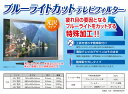 【送料無料】ブルーライト カットで目にやさしい TVフィルター 37型 光沢タイプ DBLCTVG-KO37