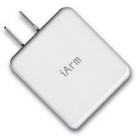 USB-ACモバイルアダプター iArm（ホワイト）[IARM-UAW] - センチュリー