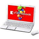　 東芝 dynabook T552 T552/47GW PT55247GBHW リュクスホワイト(15.6型液晶 ブルーレイ搭載 2012年冬モデル Microsoft Office Home and Business 2010搭載）