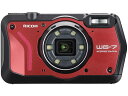 【送料無料】リコーイメージング WG-7 RED 防水デジタルカメラ WG-7 （レッド） KIT JP【在庫目安:お取り寄せ】
