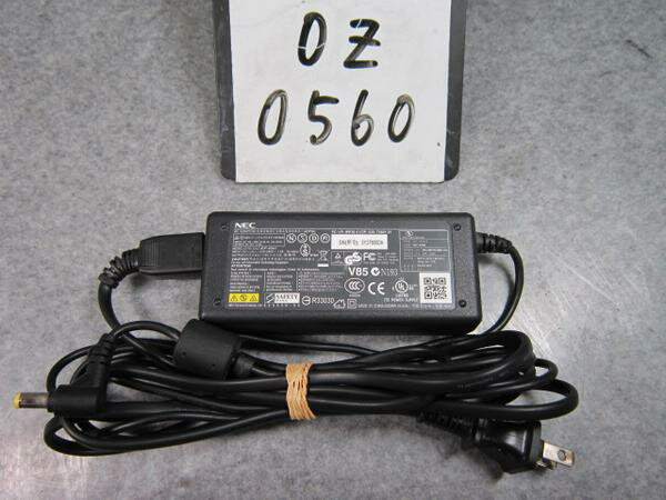 ☆激安♪即納♪美品☆NEC 純正ACアダプタ ADP64 ADP-60NH PC-VP-WP36 PA-1600-0519V 3.16A【中古】【中古AC】【中古ACアダプタ】リクエスト多数！再入荷！期間限定激安価格♪