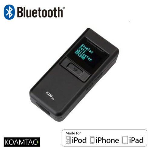 Apple社公認！ iPod touch・iPhone・iPad対応 超小型・軽量 2次元バーコード データコレクタ KDC300i 【Bluetooth搭載】【送料無料】【コレクト手数料無料】【マラソン1207P02】