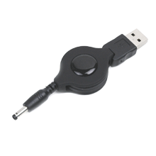 Retractable USB充電ケーブル for W-ZERO3