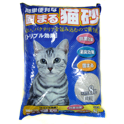 【レーブ】簡単便利な固まる猫砂　8L