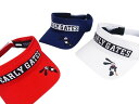 【NEW】PEARLY GATES パーリーゲイツOSWALD THE LUCKY RABBIT×PEARLY GATESオズワルド刺しゅう 定番系バイザー 8187306/18A