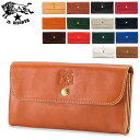 最大1400円クーポン イルビゾンテ IL Bisonte 長財布 C0842 PORTAFOGLIO ロングウォレット 財布 ウォレット レザー 天然革 本革 メンズ レディース あす楽