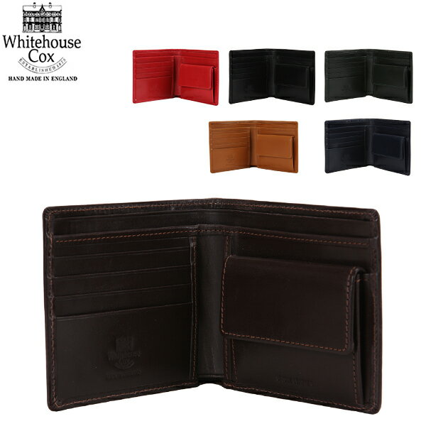 最大1400円クーポン Whitehouse Cox ホワイトハウスコックス Wallet Coin Purse CLOSE 10cm × 11cm OPEN 10cm × 22.5cm S7532 財布 あす楽 キャッシュレス