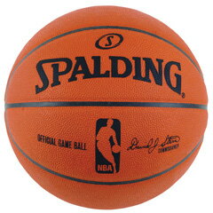 商品番号：74-233Z送料無料　【スポルディング】　オフィシャルNBAゲームボール バスケットボール 試合球7号 天然皮革NBA OFFICIAL RETAIL GAME BALL