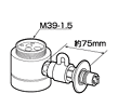 【パナソニック】 分岐水栓　CB-SKF6パナソニック　分岐水栓が安い！