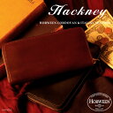 Hackney/ハックニー ホーウィン社製 シェルコードバン&イタリアンレザー HWN-002 ラウンドファスナー 長財布