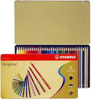 スタビロ　色鉛筆　オリジナル　38色セット (5700)【文房具ならペンルーム】