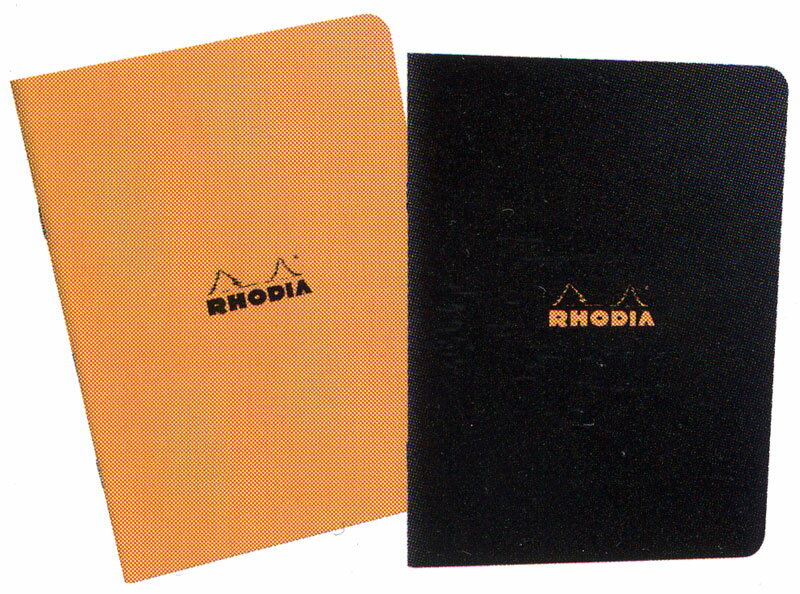 ロディア ノート クラシック　ホチキス留めノート＜A4＞ ブラック　横罫　単品「デザイン文具」 (600)