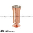 syokurakukoubou 日用品 純銅高台一口ビアカップ160ml 食楽工房