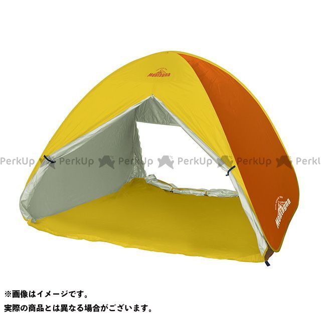 Montagna テント フルクローズワンタッチサンシェードテント（黄） Montagnaの画像