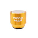 【雑誌付き】WOODMAN アクセサリー 自転車 サイクルコンピュータ(スピーズ)ホイールマグネット S(ゴールド) ウッドマン(自転車)