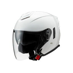 正規品／Marushin MSJ2 JE-1 インナーバイザー付きジェットヘルメット（パールホワイト） サイズ：L ・01002115 <strong>マルシン</strong> ジェットヘルメット バイク