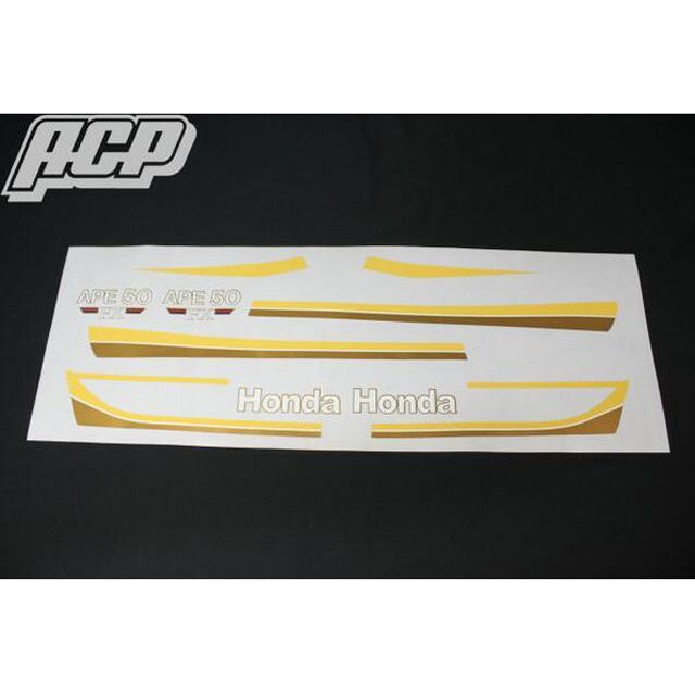 ACP エイプ50 FXタイプ専用 ラインステッカーセット カラー タイガーカラー T00009