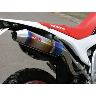 ケイツーテック CRF250L/CRF250M K-Dirt「ケイ・ダート」チタンスリップオンマフラー CRF250L/CRF250M 仕様 モタードタイプ 付属 極小バッフル crf-moti