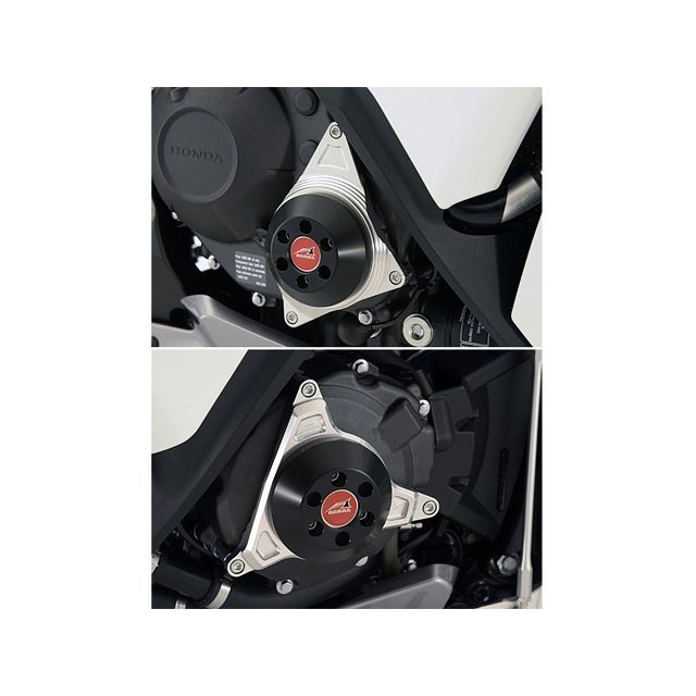 アグラス レーシングスライダー 2点セット CBR1000RR カラー ジュラコン/ホワイト 342-177-001