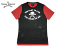 ヴィヴィアンウエストウッド アングロマニア Tシャツ Vivienne Westwood ANGLOMANIA 54288022-W28 BLACK X RED TOO FAST TOO LIVE TOO YOUNG TOO DIE クロスボーンスカル絵柄 ブラックXレッド Tシャツ