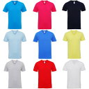 (ギルダン) Gildan メンズ プレミアムコットン Vネック 半袖Tシャツ 無地Tシャツ トップス 定番 男性用 【楽天海外直送】