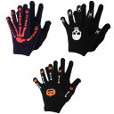 キッズ・子供・ジュニア ハロウィーンのデザイン 滑り止めグリップつき マジックグローブ ニット手袋 【楽天海外直送】