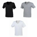 (スキニー・フィット) Skinni Fit メンズ 無地 Vネック 半袖Tシャツ カットソー 夏 【楽天海外直送】