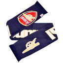 アーセナル フットボールクラブ Arsenal FC オフィシャル商品 ロゴ フットボールスカーフ マフラー 【楽天海外直送】