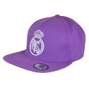 レアル・マドリード フットボールクラブ Real Madrid CF オフィシャル商品 スナップバック キャップ 帽子 【楽天海外直送】 1000円・500円OFFクーポン配布中