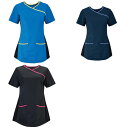 (アレクサンドラ) Alexandra レディース ストレッチ スキューバ チュニック トップス 制服 ユニフォーム (2パック) 【楽天海外直送】