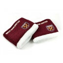ウェストハム・ユナイテッド フットボールクラブ West Ham United FC オフィシャル商品 スポーツ 汗取り リストバンド 2個セット 【楽天海外直送】