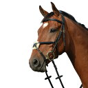 (カレッジエイト) Collegiate 馬用 Syntovia+ パッド入り ライズド 8の字 ブライドル 乗馬 ホースライディング 【楽天海外直送】