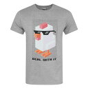(クロッシーロード) Crossy Road オフィシャル商品 メンズ キャラクタープリント 半袖 Tシャツ 【楽天海外直送】 1000円・500円OFFクーポン配布中