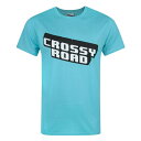 (クロッシーロード) Crossy Road オフィシャル商品 メンズ 半袖 ロゴ プリント Tシャツ 【楽天海外直送】 1000円・500円OFFクーポン配布中
